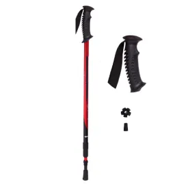 1 Piece Leki Voyager Trekking Poles Red 110 cm - 145 cm