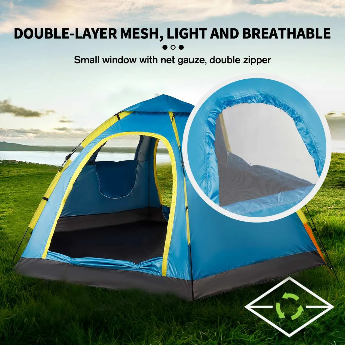 6-8 Person Automatic Tent Ultralight Easy Open Camp