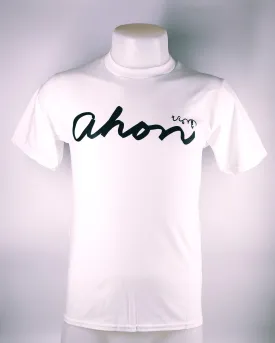 Ahon Brand lifestyle cotton t shirt (white)