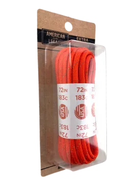 American Legacy ® Reflexall ® Extra Heavy Duty 550 Paracord Laces | Safety Orange Reflective