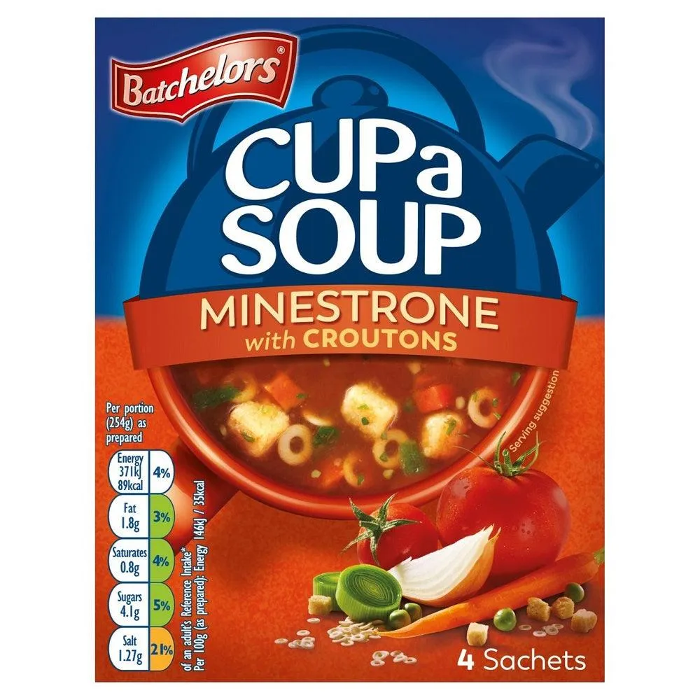 Batchelors Cup a Soup Minestrone with Croutons 4's - 94g