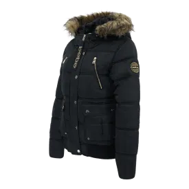 Bebe Women's Rib Bottom Puffer Jacket