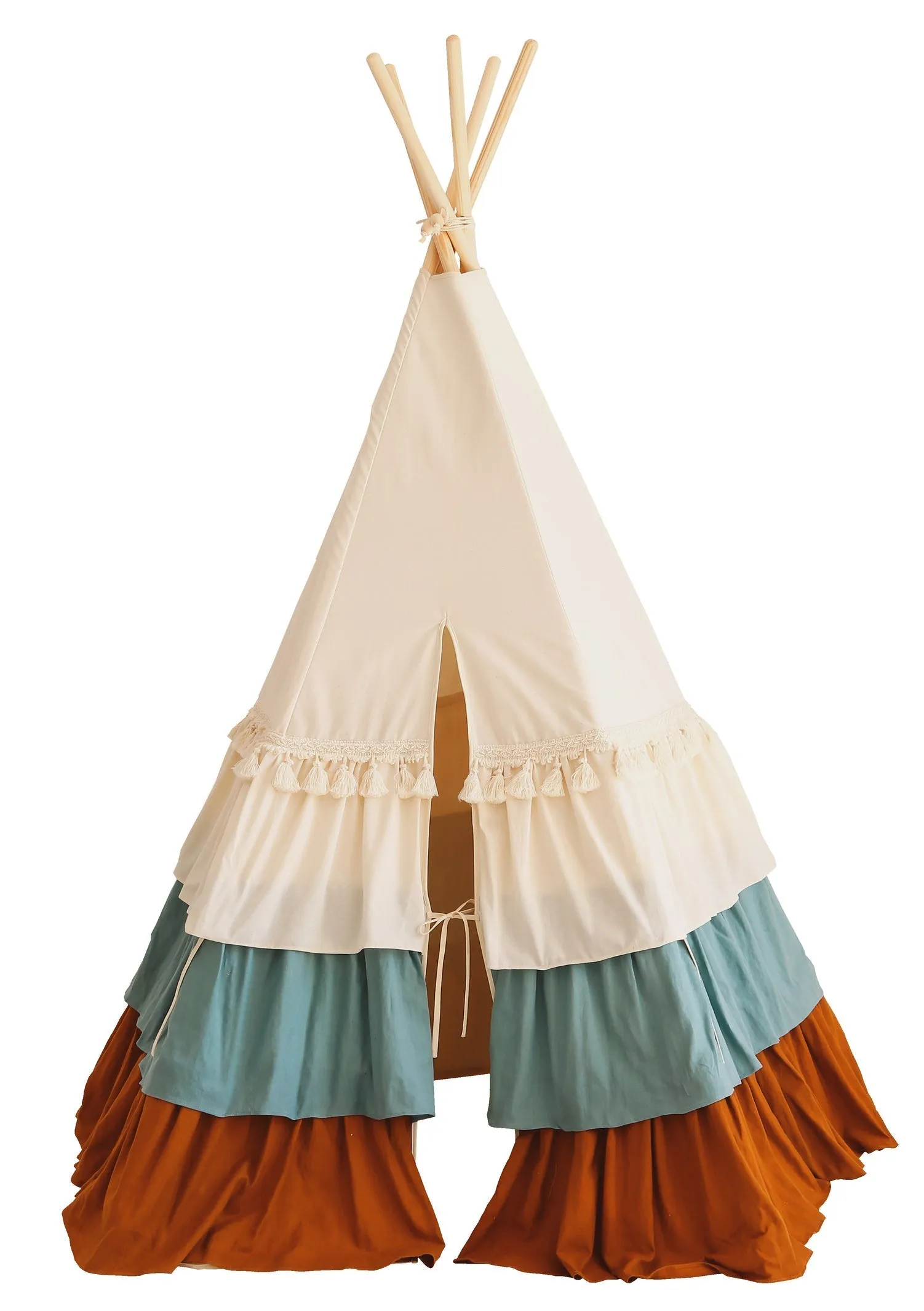 Circus Teepee Tent With Frills And Caramel Candy - Mat Set