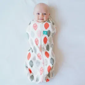 ErgoPouch - Ergo Cocoon Autumn / Spring Swaddle & Sleeping Bag (1TOG) - Blush Leaf