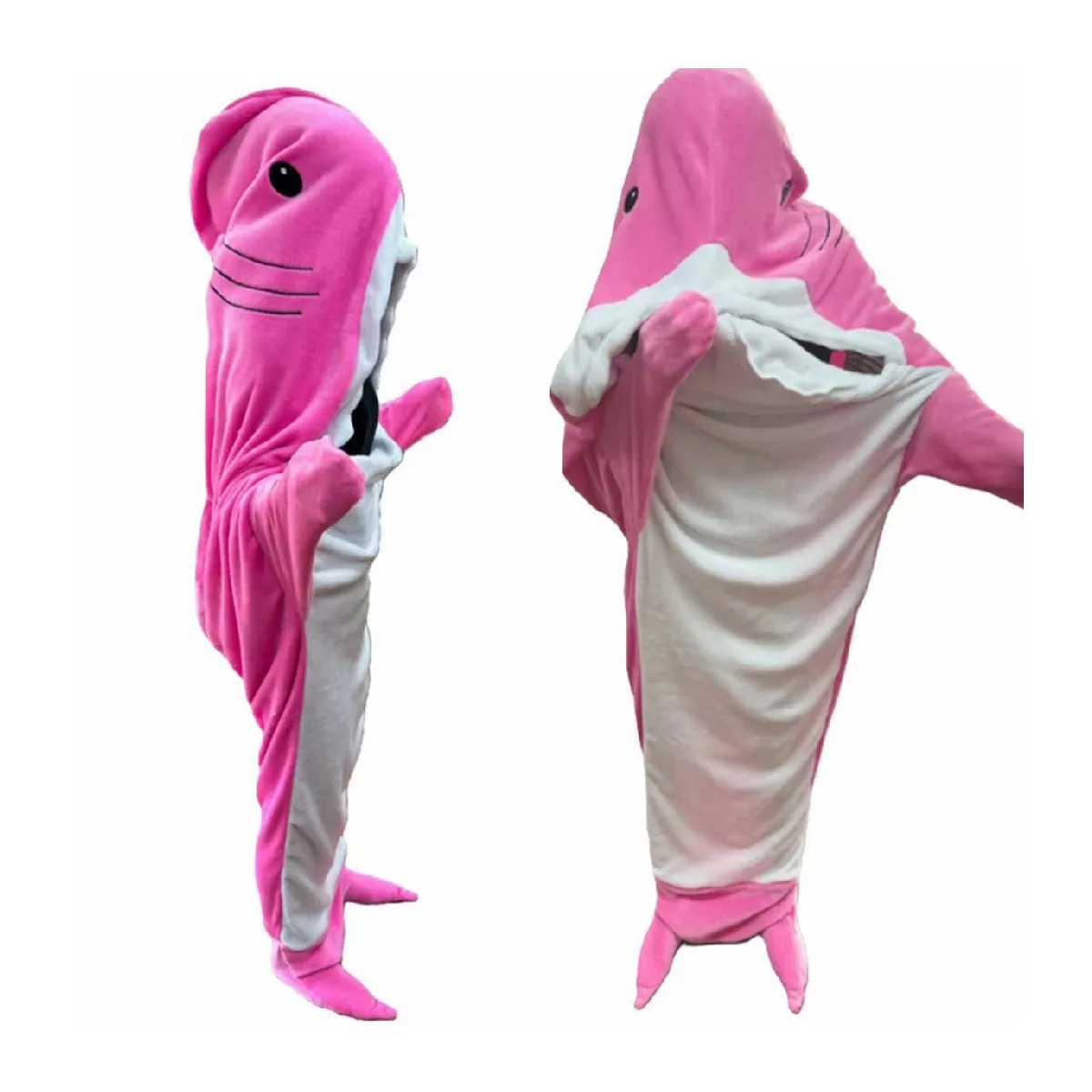 Flannel Shark Sleeping Bag Costume