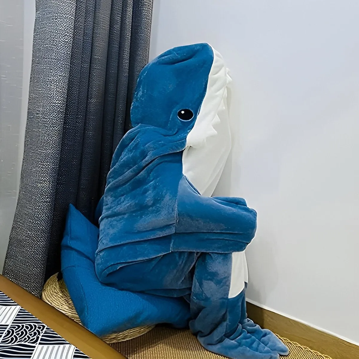 Flannel Shark Sleeping Bag Costume