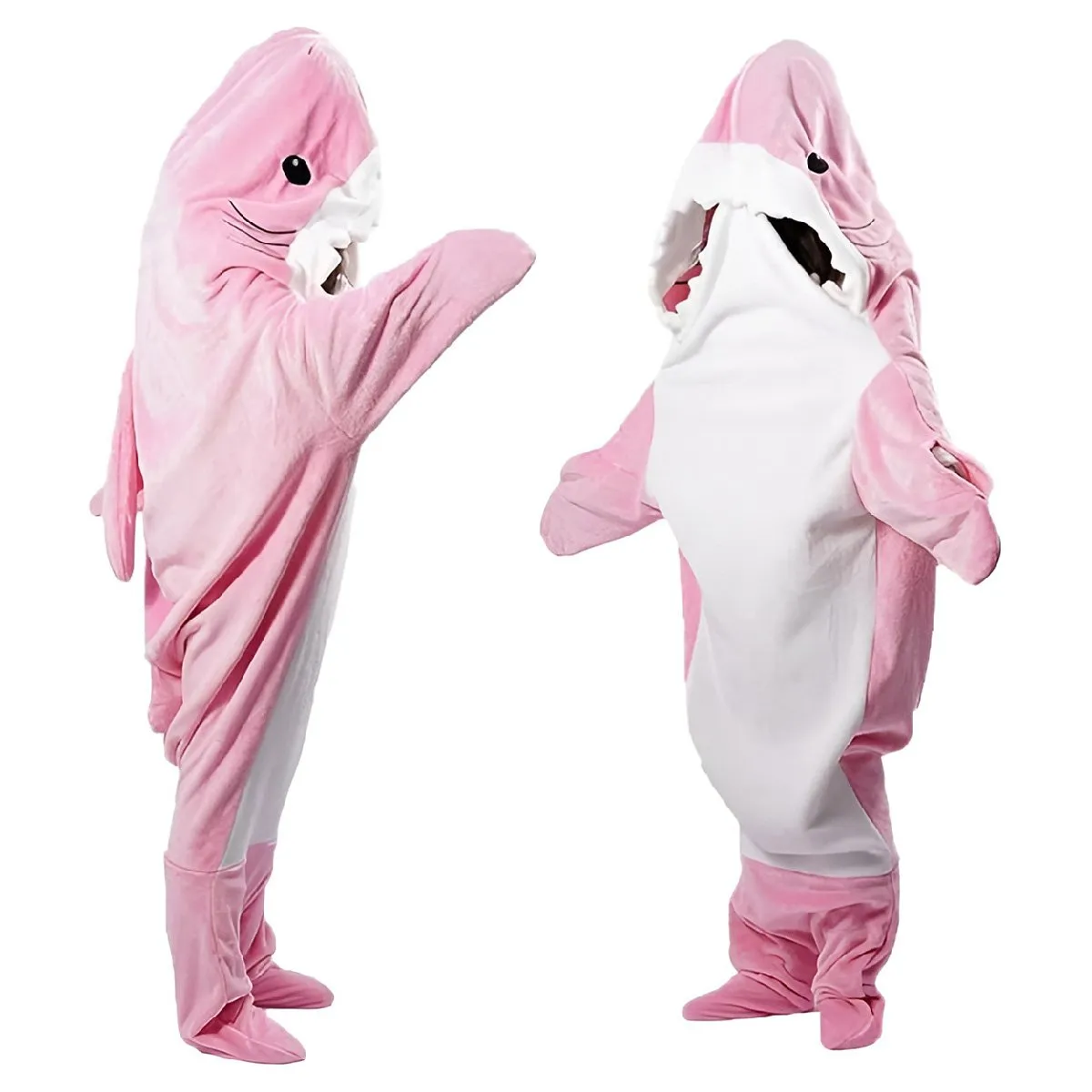 Flannel Shark Sleeping Bag Costume