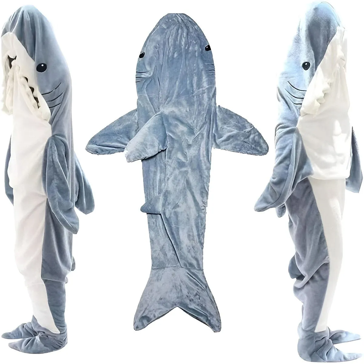 Flannel Shark Sleeping Bag Costume