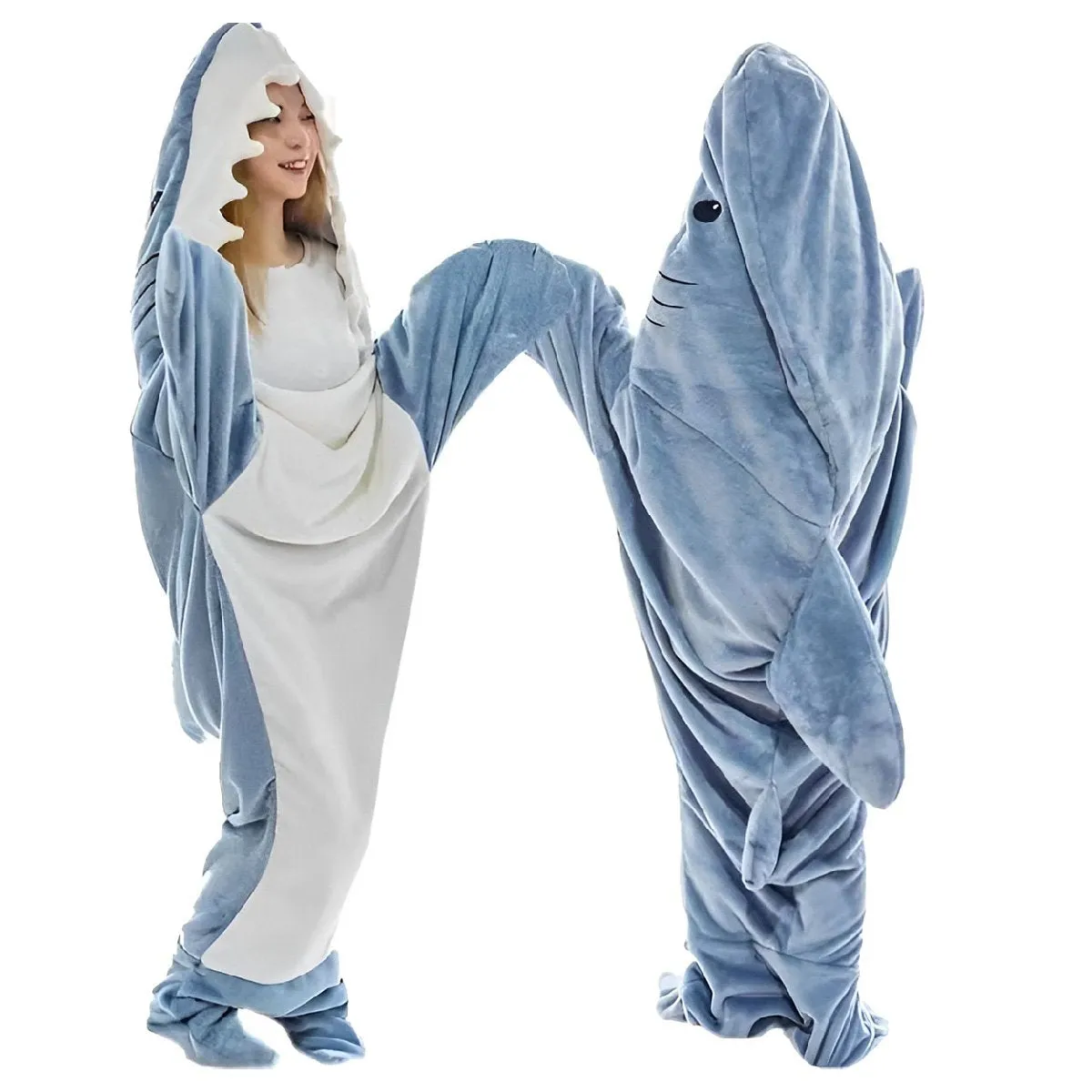 Flannel Shark Sleeping Bag Costume