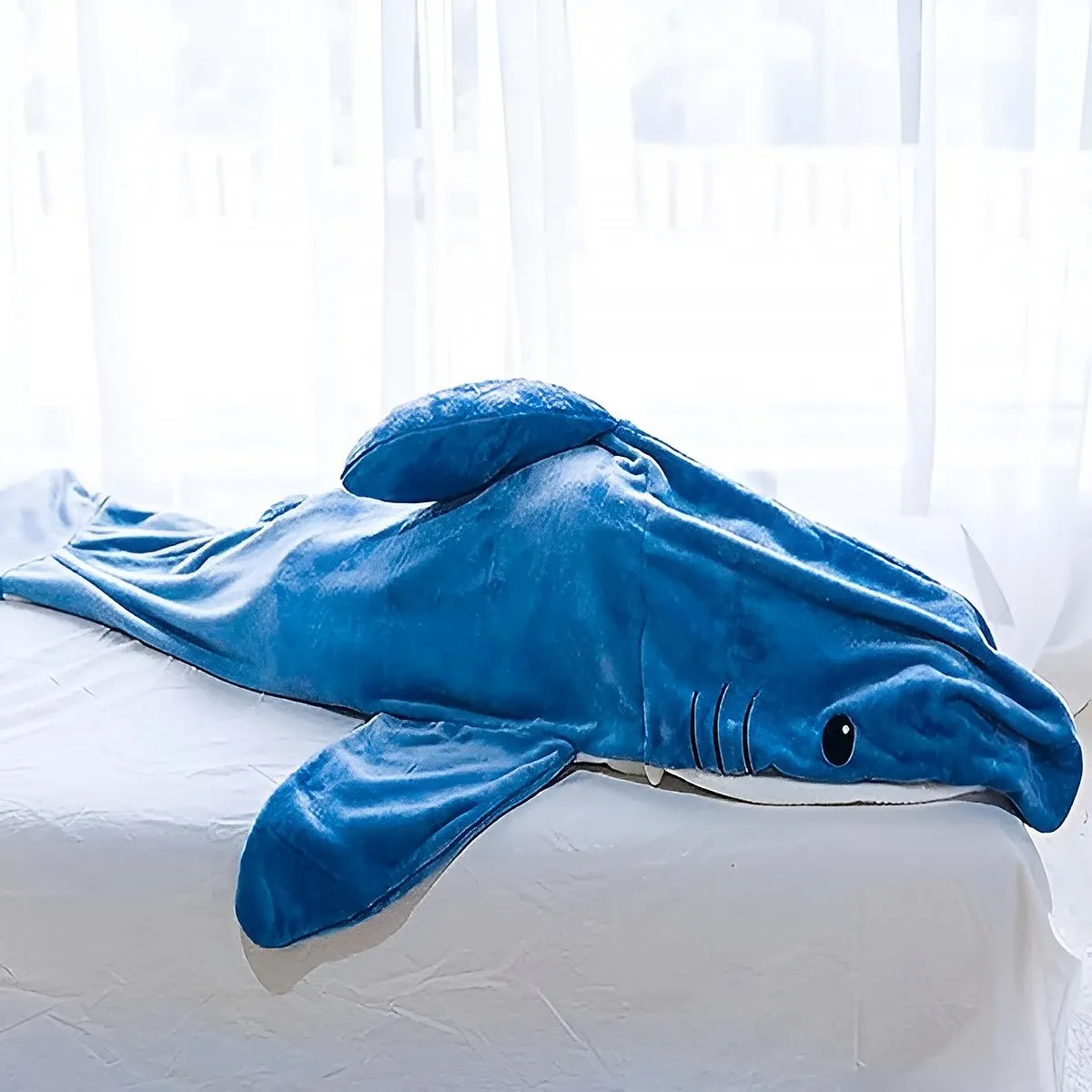 Flannel Shark Sleeping Bag Costume