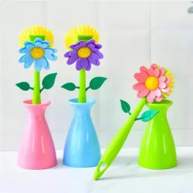 Flower Vase Creative Cleaning Brush