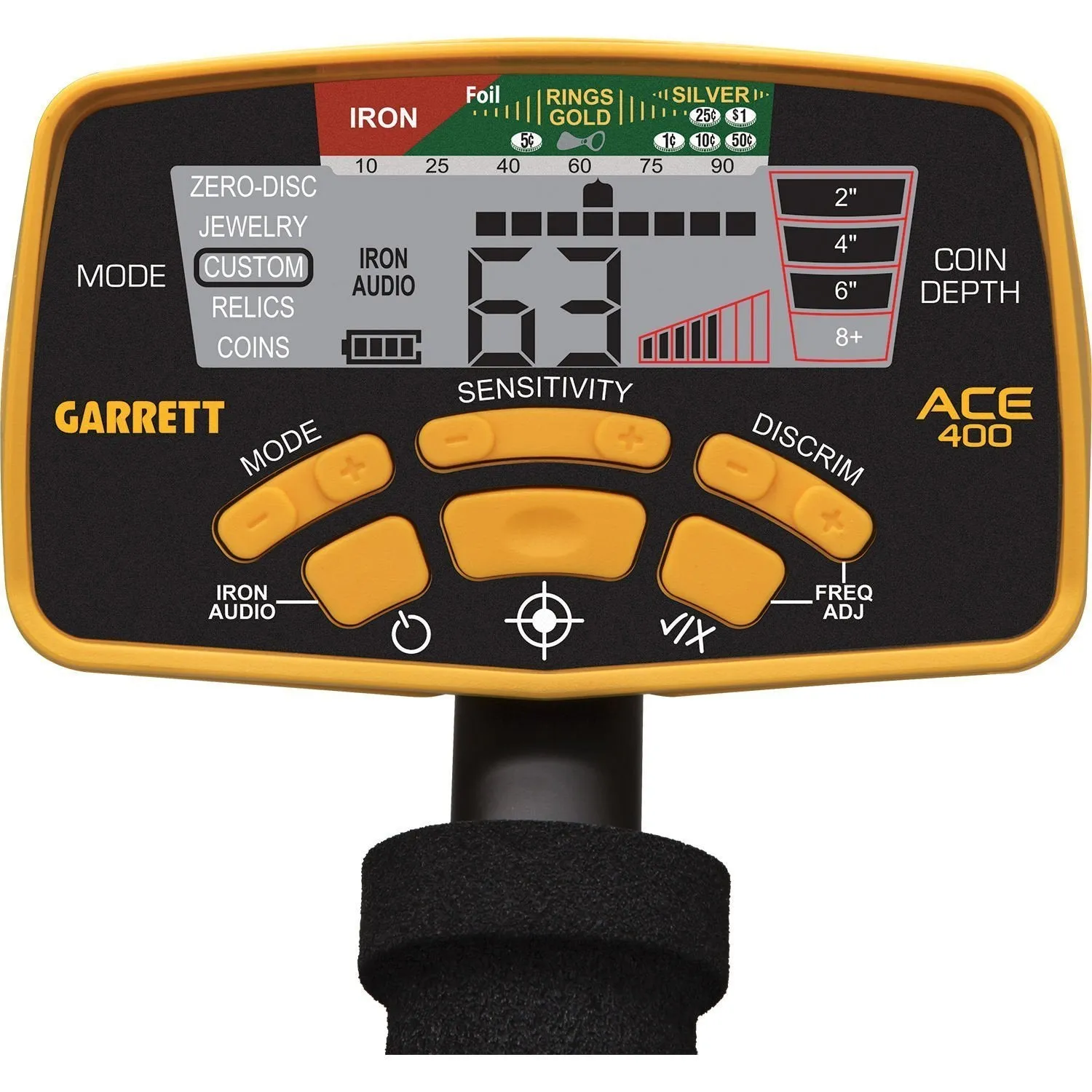 Garrett ACE 400 Metal Detector with DD Waterproof Search Coil and Pro-Pointer AT