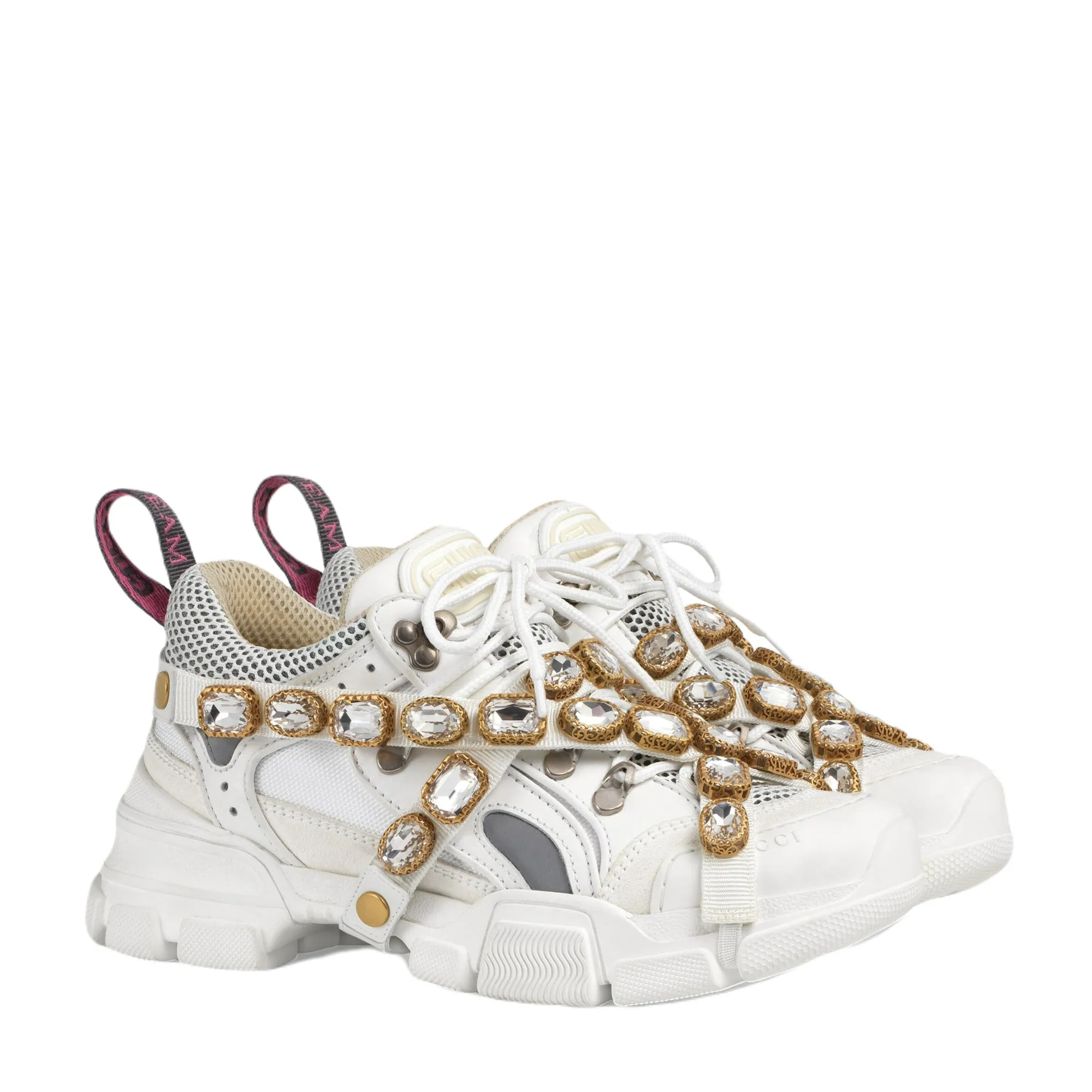 Gucci Women's Flashtrek Sneaker with Rhinestones