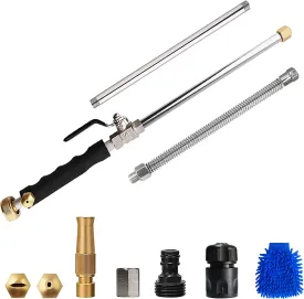 High Pressure Power Washer Wand 3 Hose Nozzles for Garden Car Washing