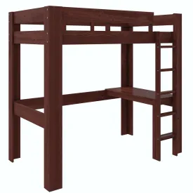 Jaymee Kids Wood Loft Bed with Desk