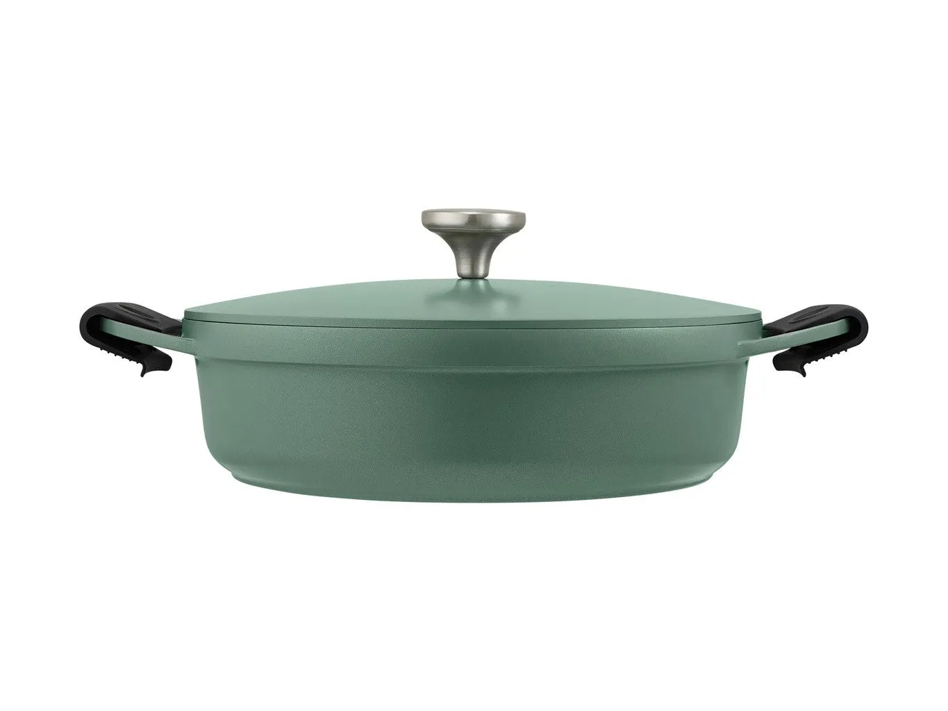 Maxwell & Williams Agile Non-Stick Shallow Casserole 28cm / 4L Sage Gift Boxed