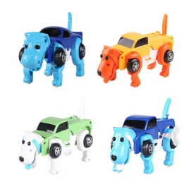 On-Chain Spring-Powered Energy Storage Deformation Dog Toy Car, TO0053