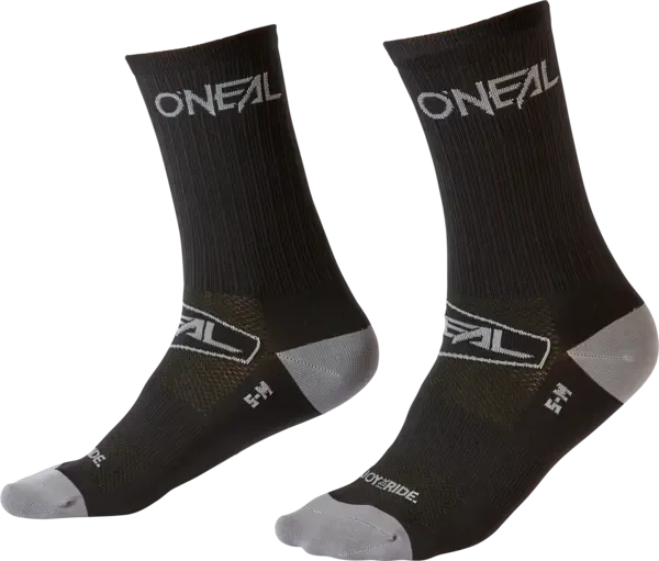 ONeal Shoes 22 MTB Flat Pedal Pinned Pro Black/Grey *Free Socks