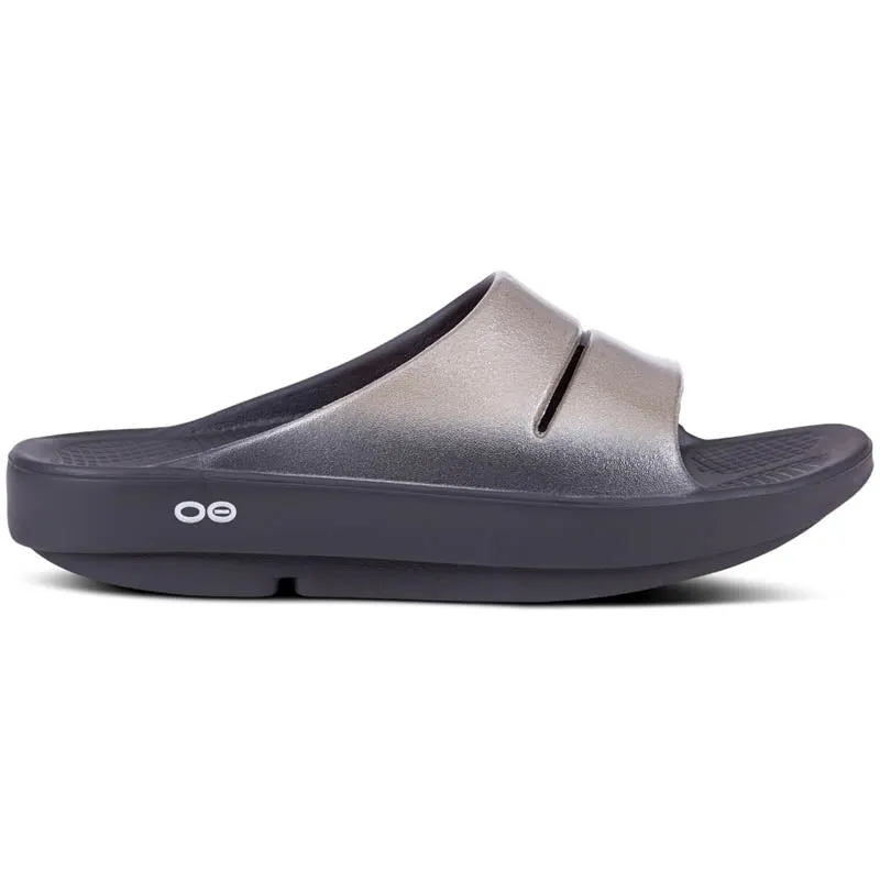 OOFOS Women's OOahh Luxe Slide - Latte