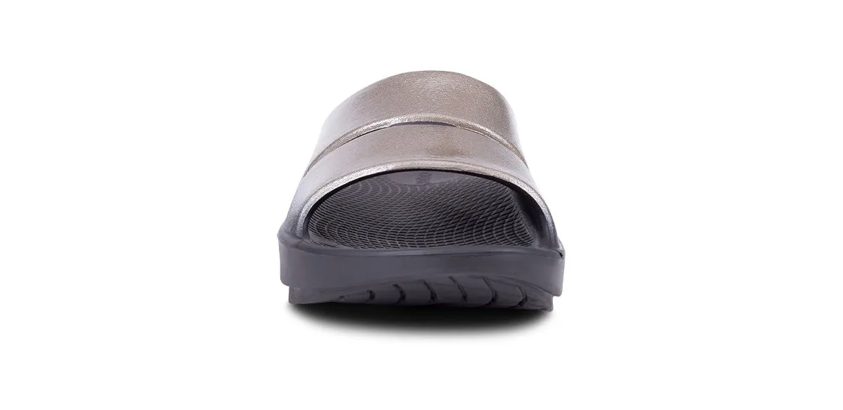 OOFOS Women's OOahh Luxe Slide - Latte