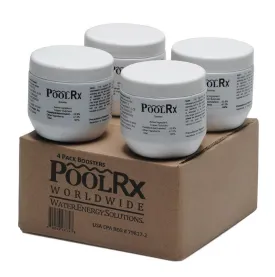 PoolRx Booster Minerals for Pool, 7500 to 20000 gallons,4 Pack