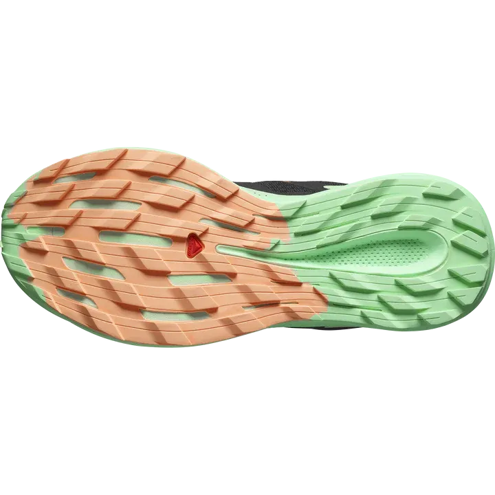 Salomon Pulsar Trail Shoes (Women's) Black / Green Ash / Cantaloupe