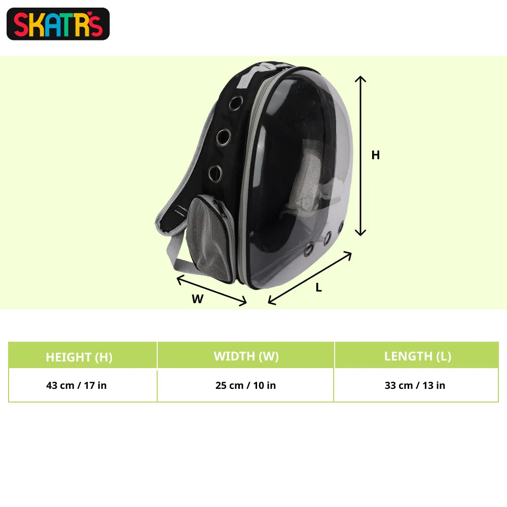 Skatrs Astronaut Space Capsule Carrier Backpack for Cats