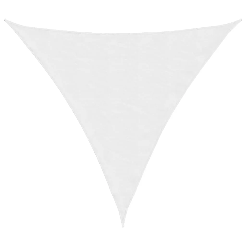 Sun Shade Sail White 2x2x2 m 100% Polyester Oxford