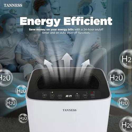 Tanness 12L Dehumidifier, Dehumidifiers For Home (New)