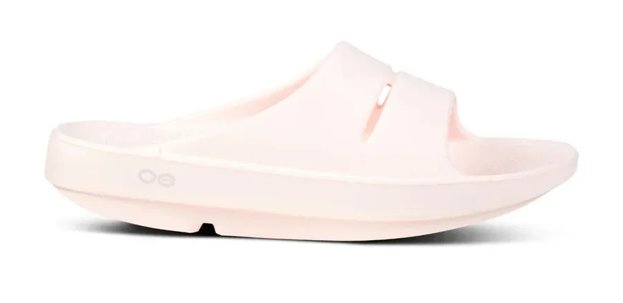 WOMEN'S OOFOS OOAHH RECOVERY SLIDE | BLUSH